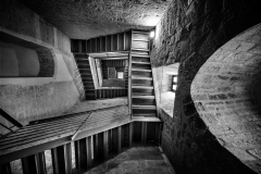 Gli oltre 300 scalini all'interno della Torre