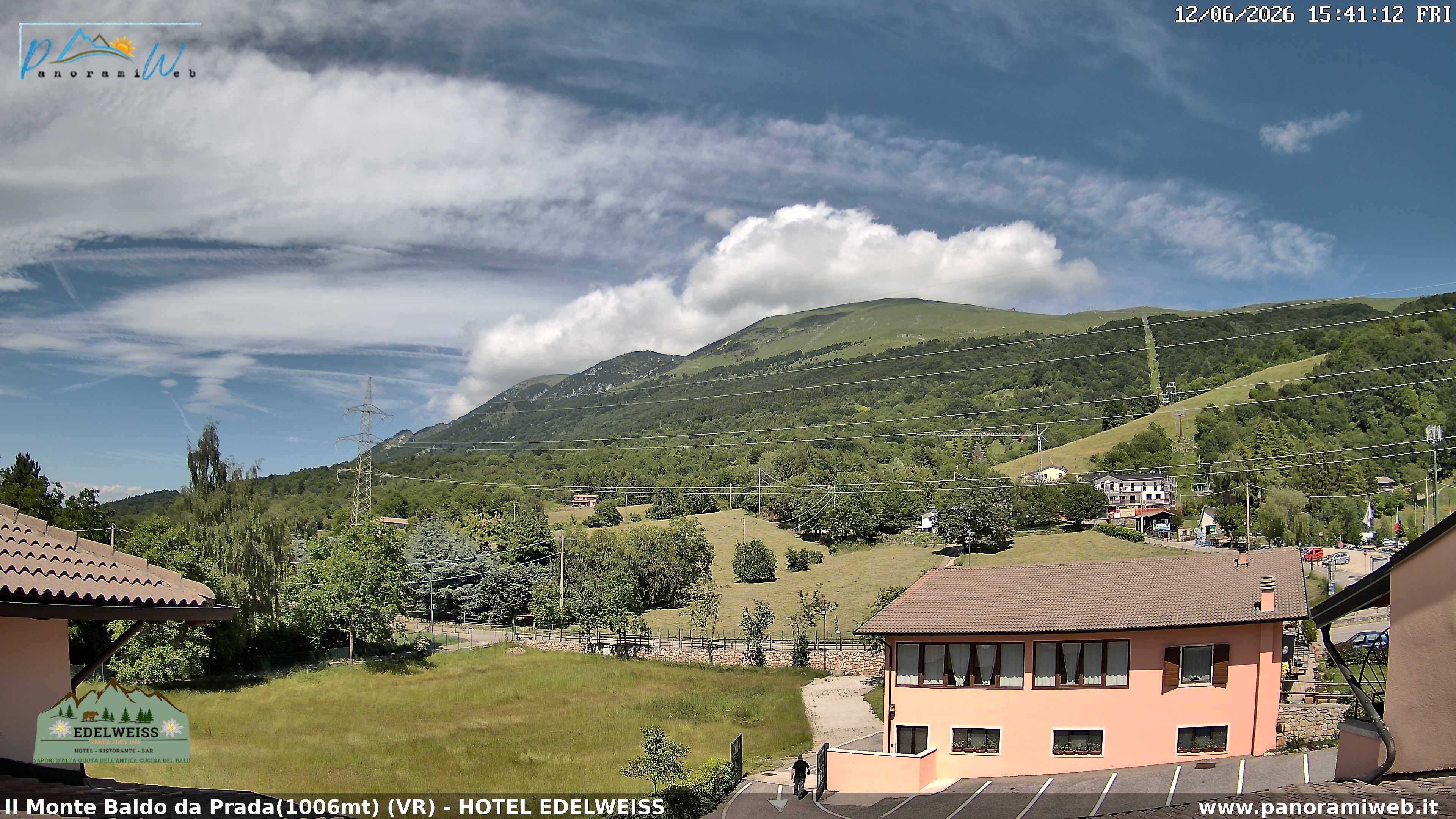 Webcam Monte Baldo - Hotel Edelweiss